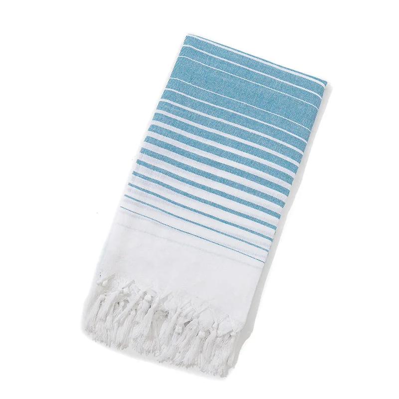 

Cotton Large Turkish Pestemal Bath Towel with Tassels Travel Camping Shawl Beach Gym Pool Blanket Surgical Drape Scarf 100x180cm