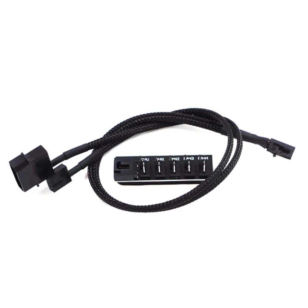 

1 to 5 or 8 Ports 4-pins PWM Fan CPU Hub Computer PC Case Chasis Cooler Power Extension Cable Splitter Adapter Controller