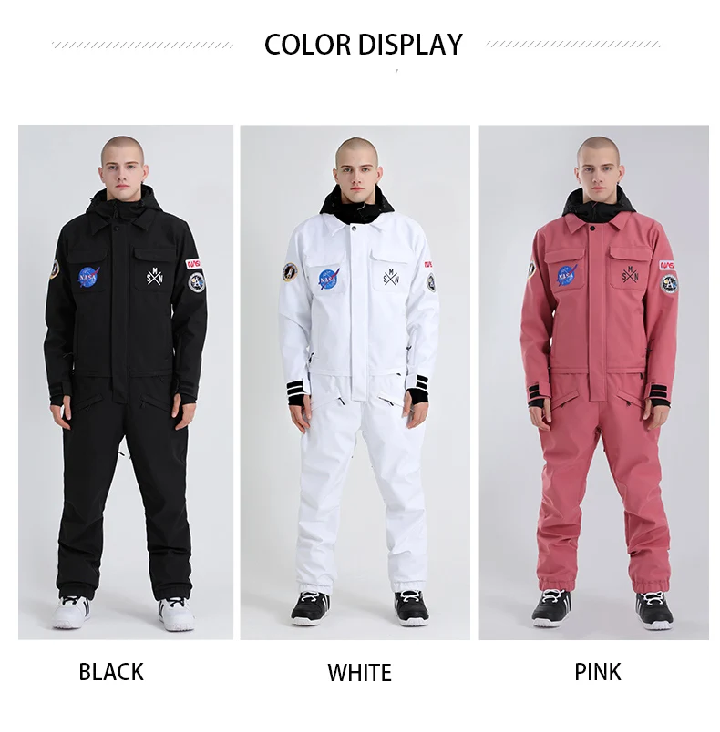 -30 лыжный костюм куртка цельный унисекс комбинезон для сноуборда Зимний
