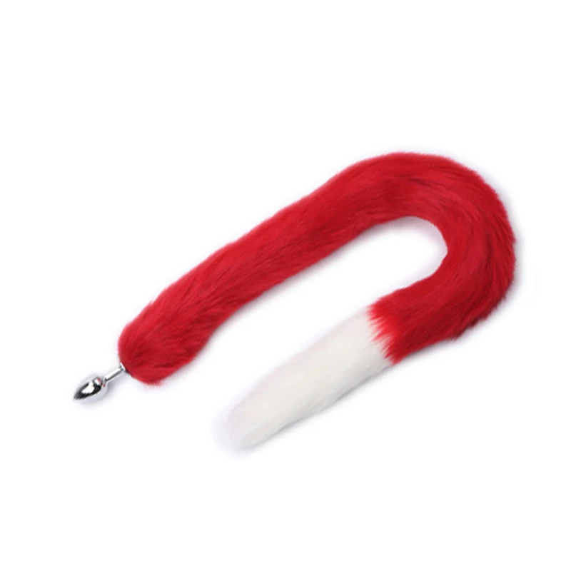 Анальная пробка Искусственная лиса пушистая стимуляция секс-игрушки для мужчин