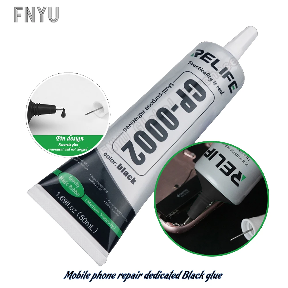 Черный клей для ремонта мобильный телефон ЖК рамка ремонт трещин герметик сделай