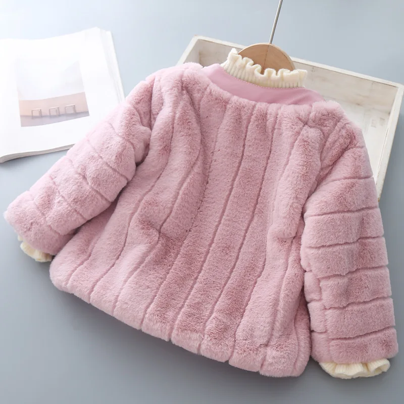 Детское шерстяное пальто с искусственным мехом на возраст 3 года|Шерсть и