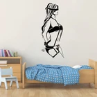 Наклейка на стену с изображением обнаженной девушки, сексуальная женская наклейка на ягодицы, обои для украшения комнаты для взрослых, художественная настенная роспись, постер для красивой женщины