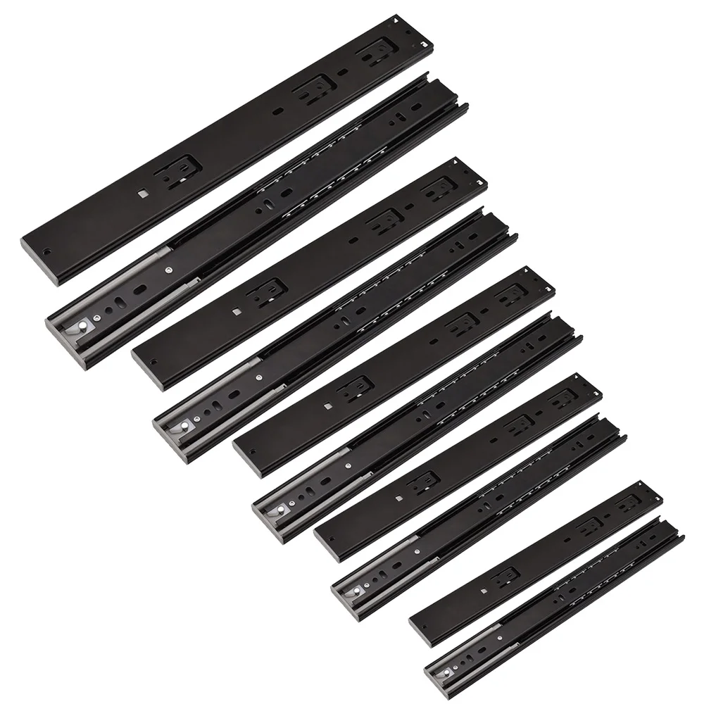 1 пара направляющих для кухонного шкафа ящиков выдвижных тихих раздвижных замков