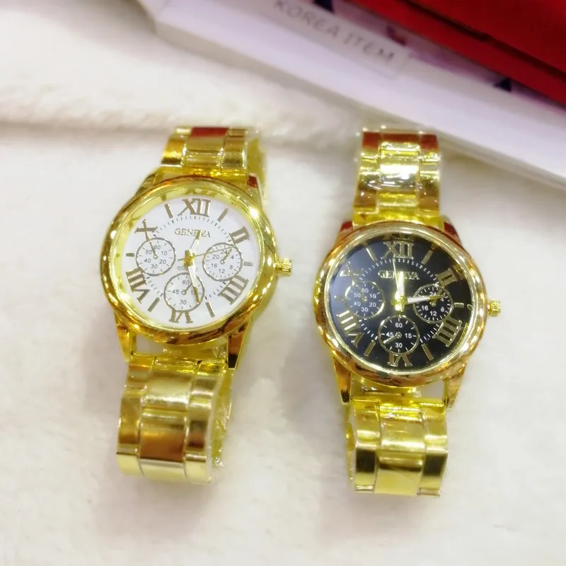 Имитация золота часы prop Мужские Женские скит Кино ТВ хип-хоп джиттер золотые |