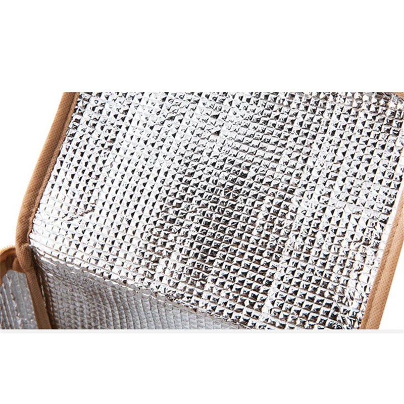 

1 Pc Portable Rattan Lunch Bag Waterproof Thermal Food Storage Box Tote Lunch Bags