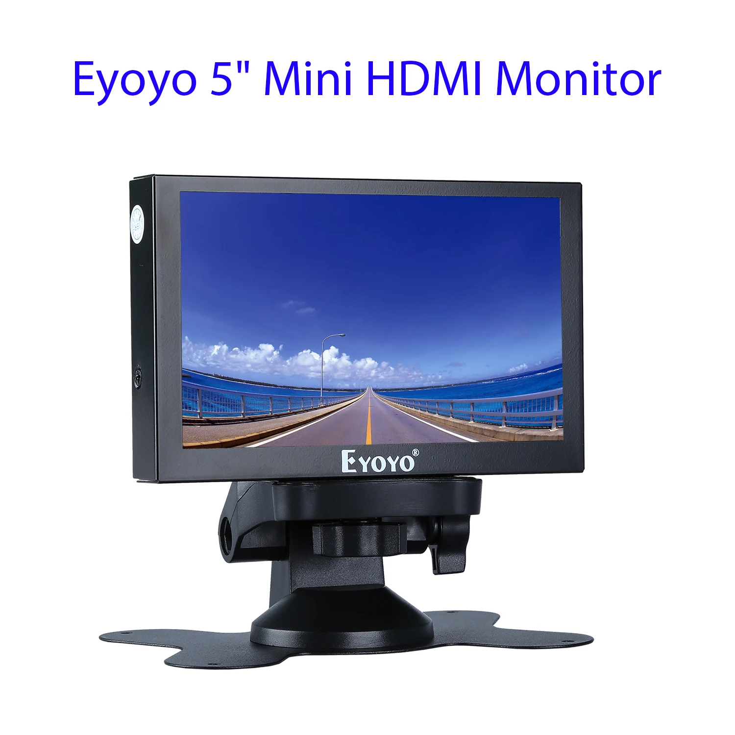 Eyoyo 5-дюймовый мини-монитор камера заднего вида с ЖК-экраном совместимый HDMI VGA BNC