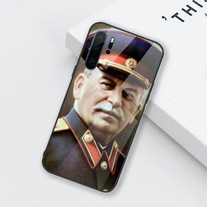 

Russian Stalin Ussr Phone Case Tempered glass for Huawei Honor Mate P 9 10 20 30 8X 7A V10 Pro Plus Lite NOVA 3E 3I 5 5I Pro