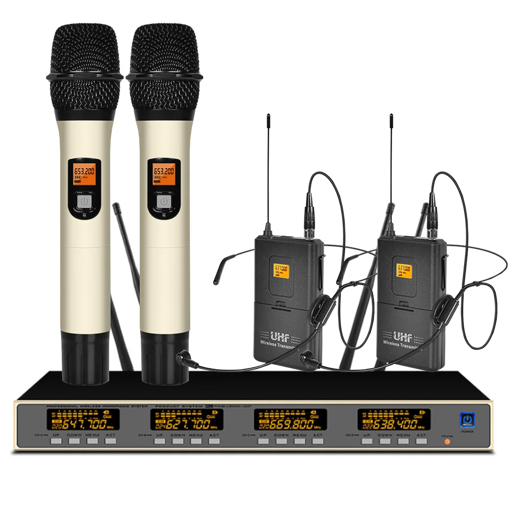 Professional UHF Wireless Microphone Handheld Lavalier Outdoor Performance Stage | Электроника