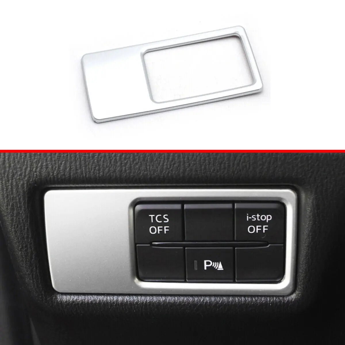 Хромированная панель переключателя передней фары для приборной панели