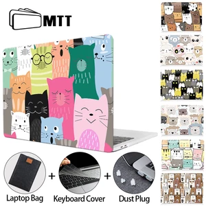 MTT мультяшный чехол для ноутбука Macbook Air 13 M1 11 12 Pro 13 14 15 16 дюймов с сенсорной панелью, Жесткий Чехол, защитный чехол A2337 A2289