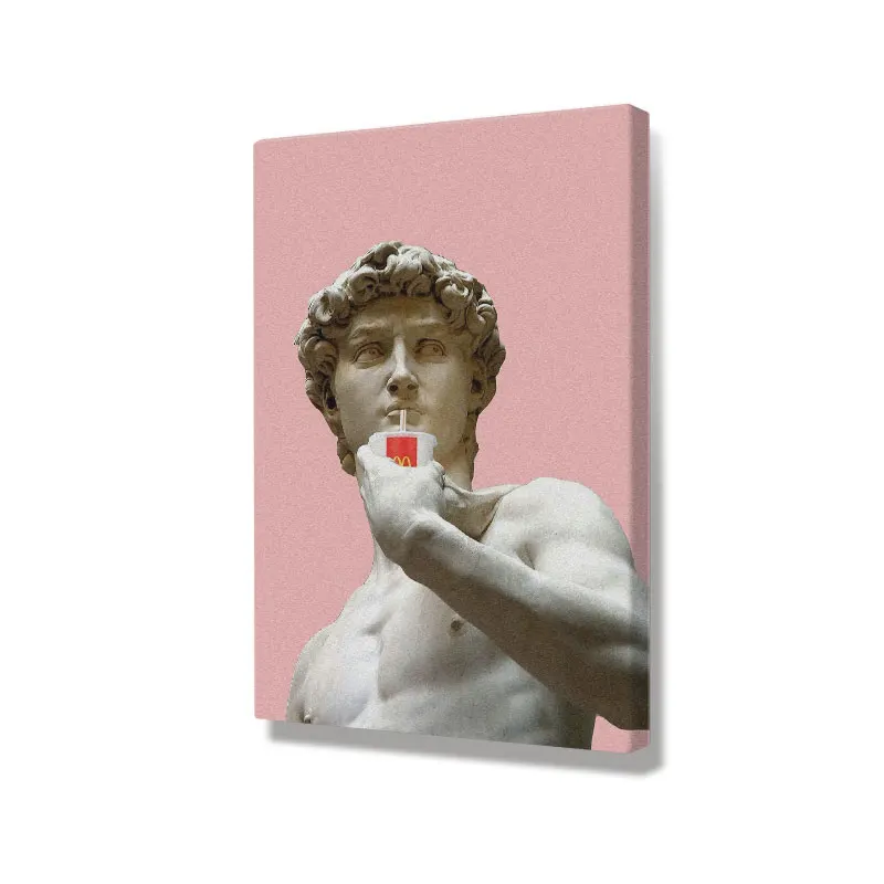 Настенная картина с изображением статуи Давида для домашнего декора HD-печать