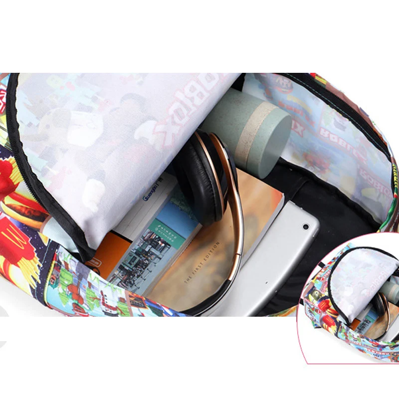 Nylon backpack For Teenagers Kids Boys Children Student School Bags Unisex Laptop backpack Travel Shoulder Bag