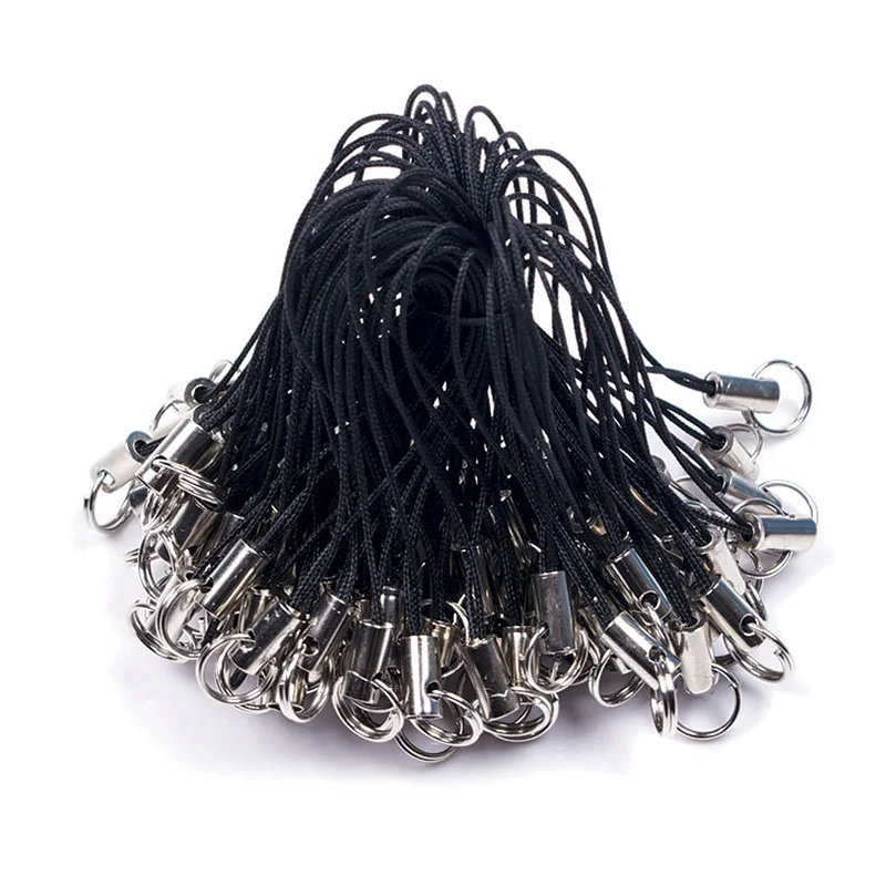 10/20/100 шт. многоцветный шнур для Ремешка Шнур двойная круглая застежка веревка