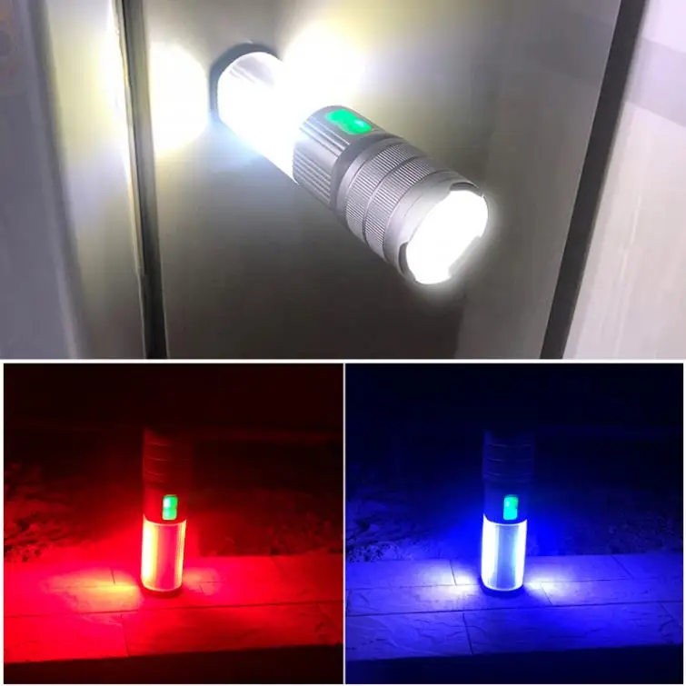 Высокий светильник L2 T6 светодиодный вспышка фонарь лампа 5В COB зарядка через USB