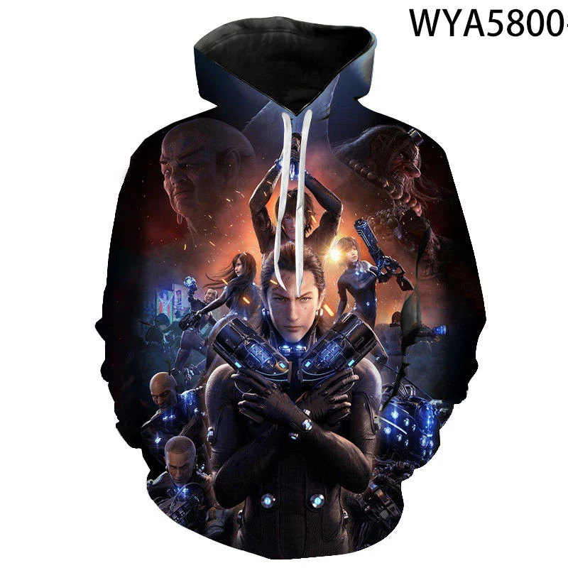 Новые модные комиксы Gantz толстовки для мужчин и женщин Детские свитшоты пуловер с