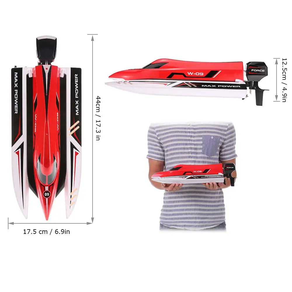 WLtoys WL915 RC лодка 2 4 ГГц 2CH 45км/ч бесщеточная высокая скорость гоночный катер модель