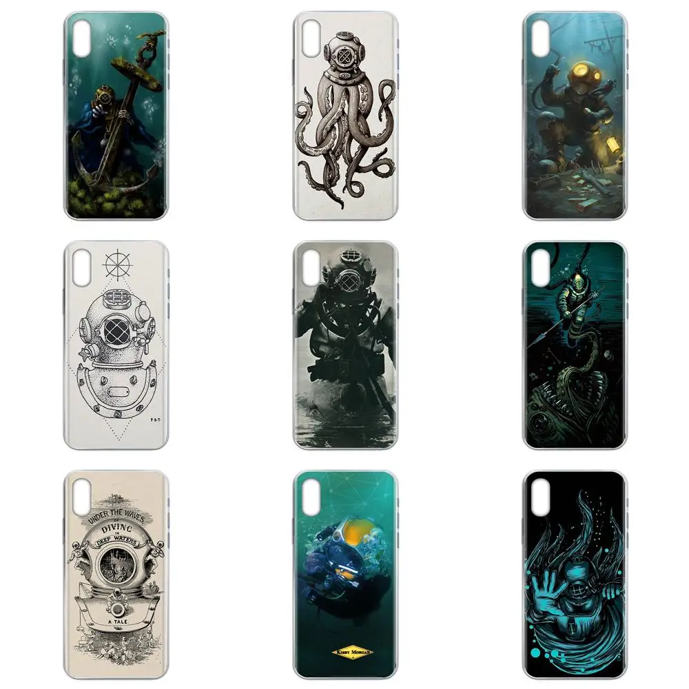 Для Huawei P7 P8 P9 P10 P20 P30 Lite Mini Plus Pro Y9 Prime P Smart Z 2018 2019 ТПУ Корпус шлем для подводного