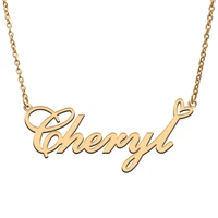 cheryl name tag necklace personalized pendant jewelry gifts for mom daughter girl friend birthday christmas party present
