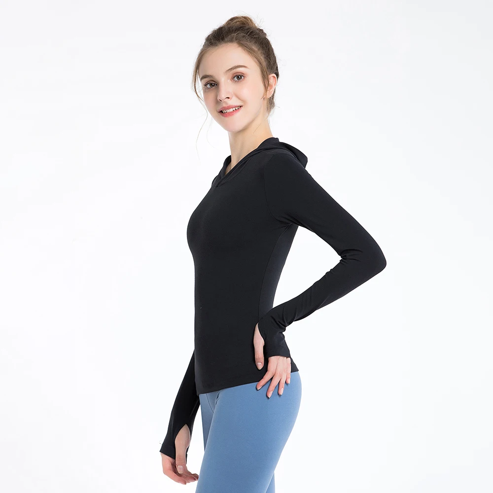 Однотонная толстовка с капюшоном женские удобные пуловеры облегающие для женщин