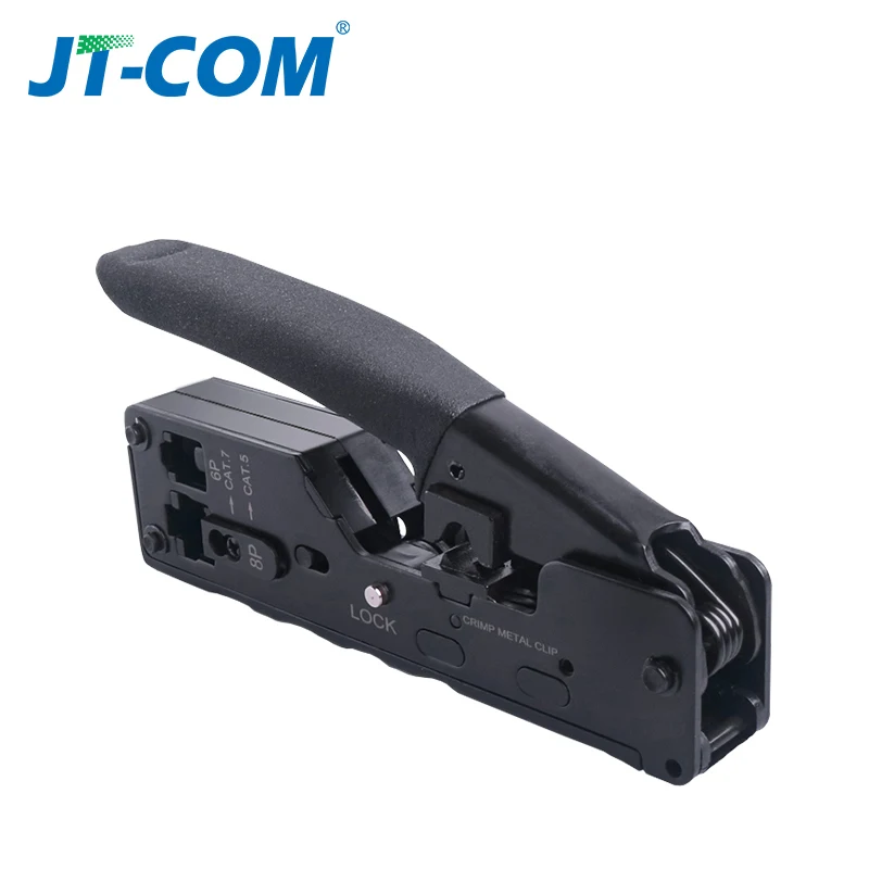 EZ RJ45 Tool Network Crimper for RJ45 Cat7 Cat6 Metal Clips Pliers Modular Plugs Cable Stripper 8P/6P multi network cable tool