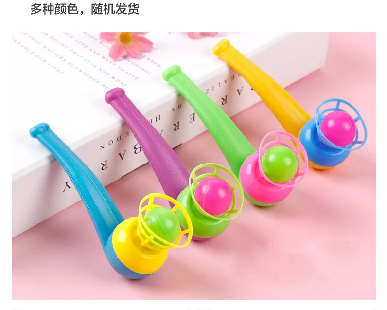 

2PCS/Set Children Toys Blow Pipe & Balls Kid Blow Blowing Toys Gift Plastic Pipe Balls Toy Color Random