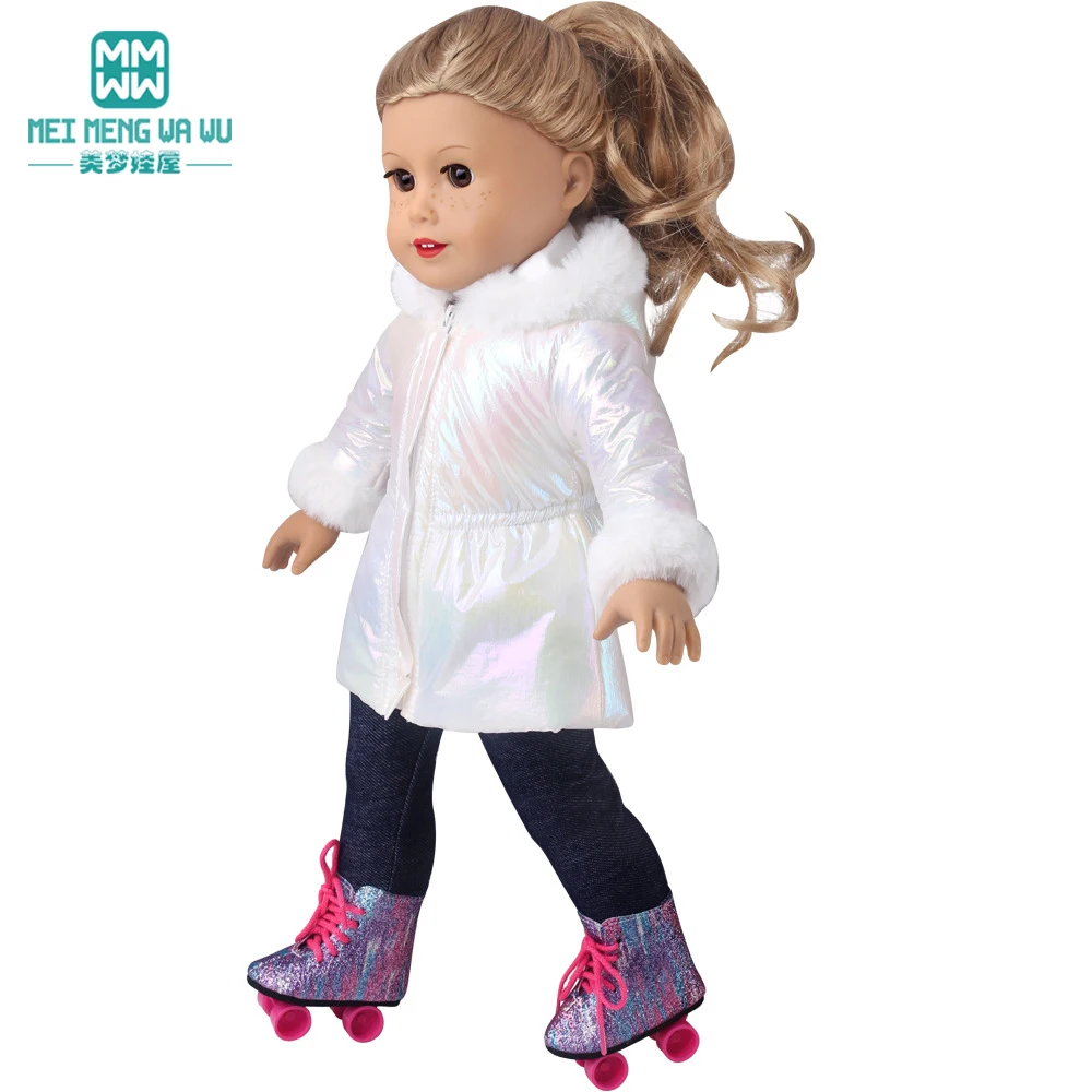 

Clothes for doll fits 43-45cm New born doll American doll Fashion down jacket cotton jacket Girl's gift