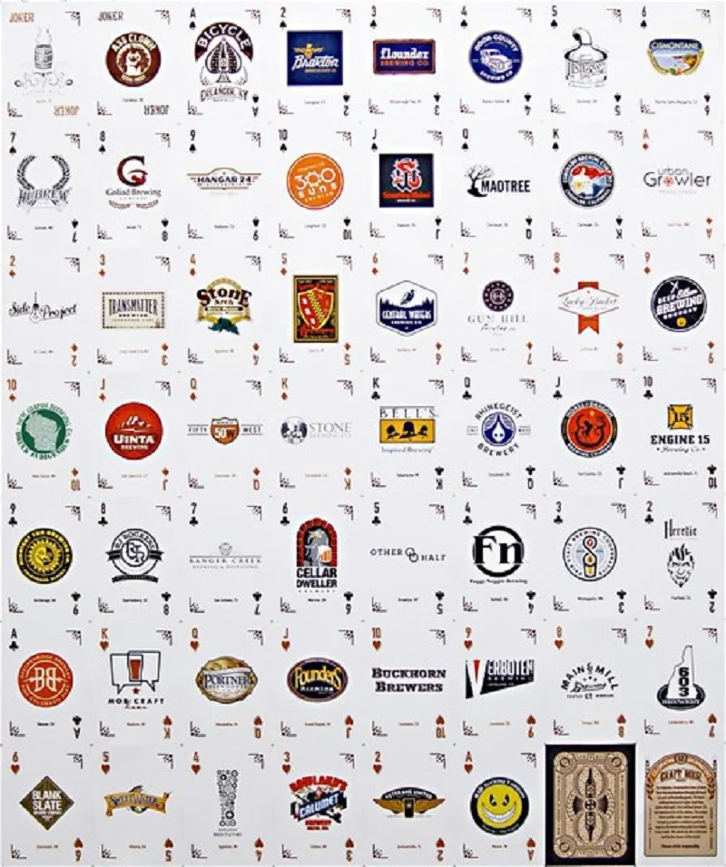 Велосипед пиво дух Северной Америки V2 игральные карты Пивоваренная Палуба покер