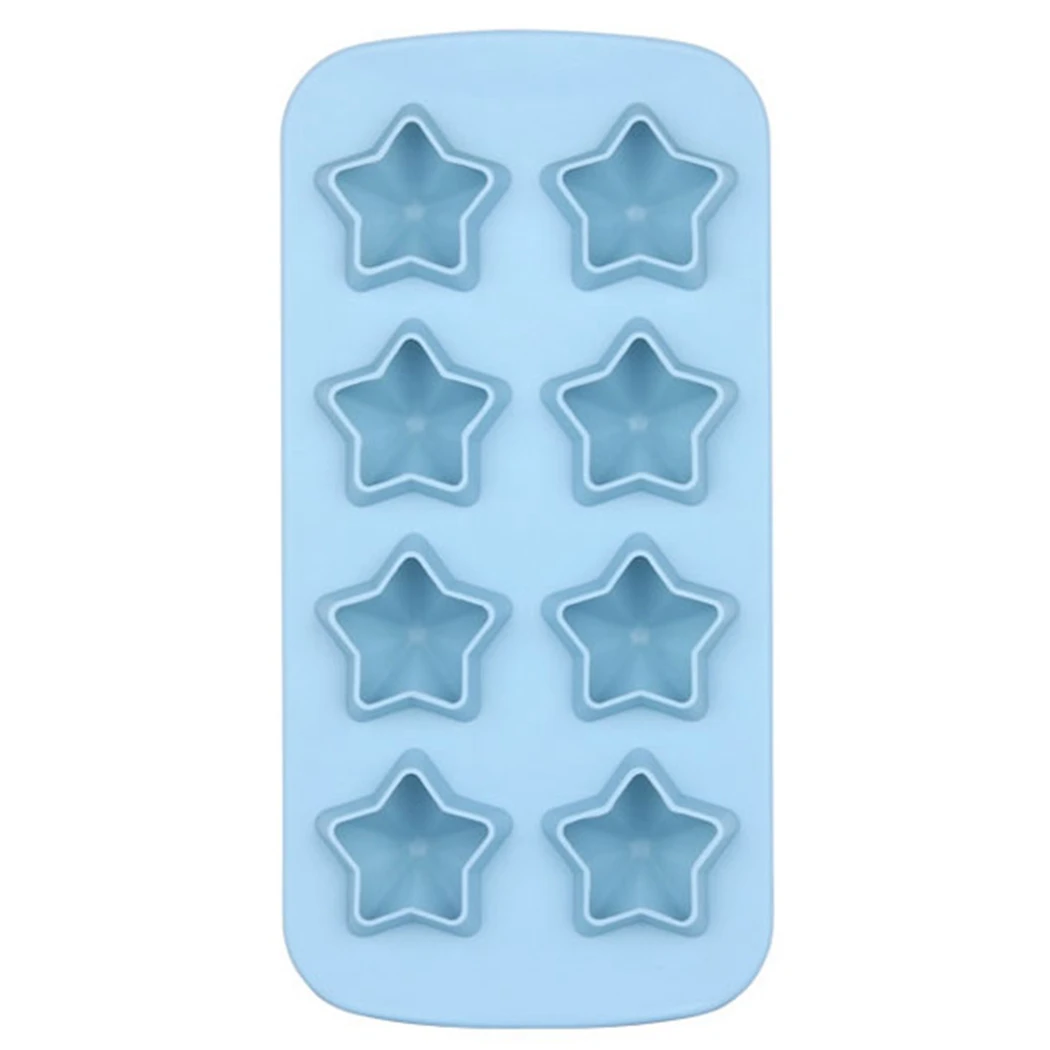 

1pc Ice Cream Tools Fashion Star Shape Mold 8-Cavity 3D Silicone Chocolate Mold Cake Making Mold Kitchen Tools & Gadgets