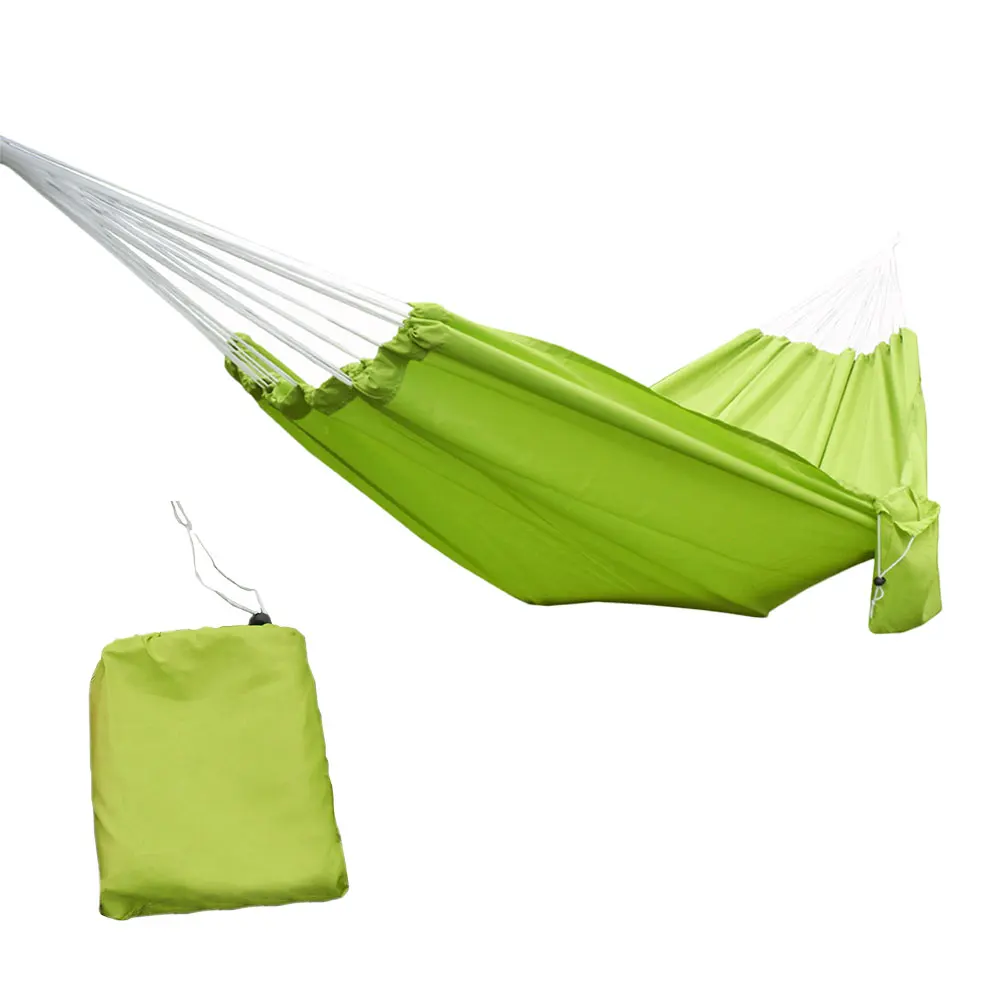 

200cm x 140cm Convenient Hammock Outdoor Indoor Leisure Portable Hammock Clear and Cool Portable Hammock in Summer