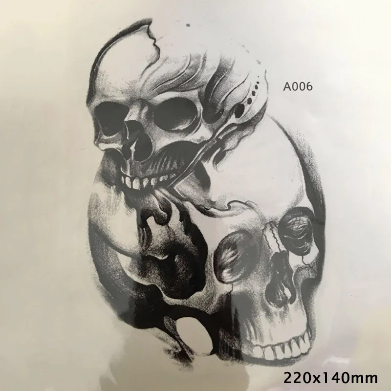 Вечерние Популярные наклейки временные детские наклейки-татуировки крутой
