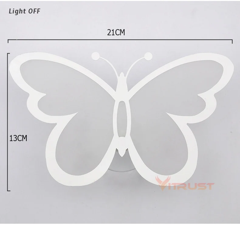 Светодиодный настенный светильник в форме бабочки 85 265 в|bedside led|led wall sconcewall sconce |