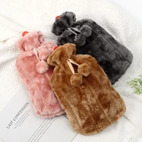 reusable gifts warming products winter accessories hand feet warmer plush covering warm belly treasure hot water bottle