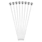 8 шт., коктейльные палочки из нержавеющей стали с фруктами, практичные палочки для перемешивания фруктов, вечерние принадлежности для домашнего бара