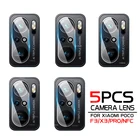 5 шт. ультратонкая пленка из закаленного стекла для Xiaomi PocophoneF3 Poco F3 X3 Pro NFC M3 5g Pocophone F3 Pocco Poko F3 камеры объектив Защитная пленка для экрана