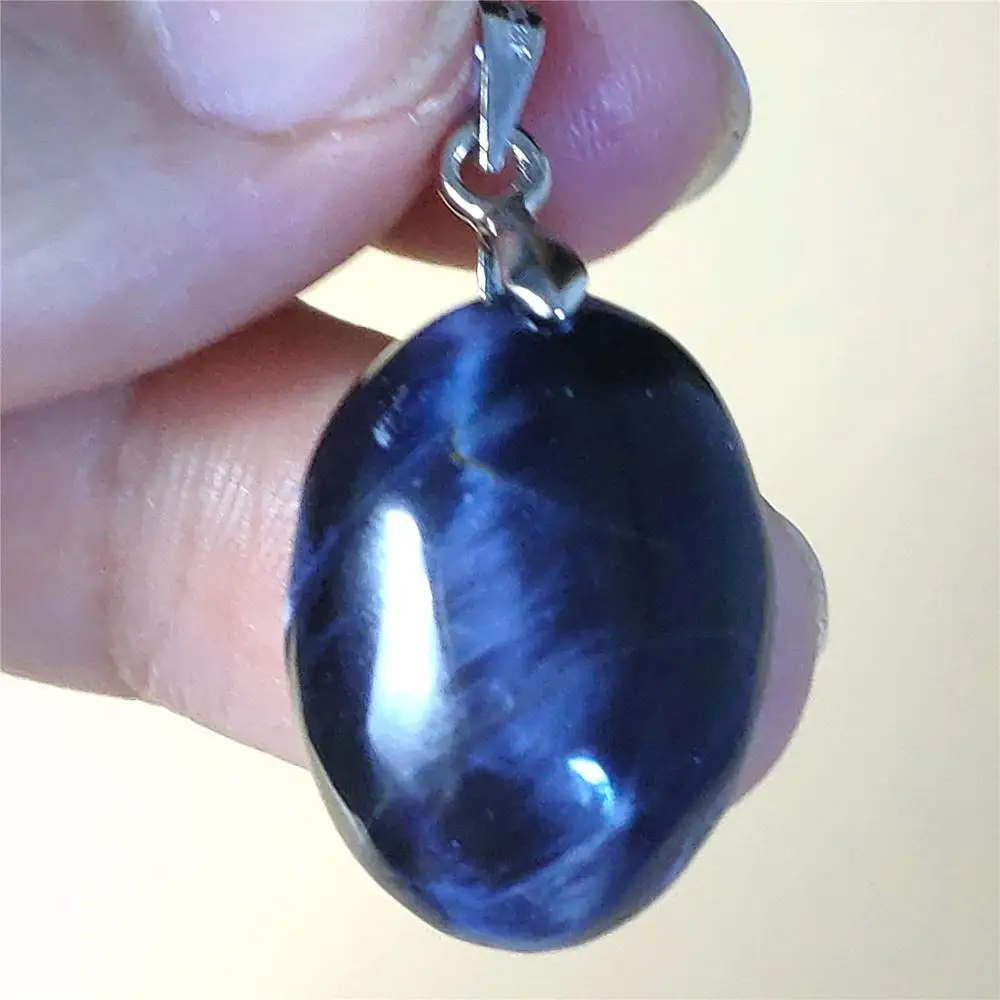 Подлинная подвеска Pietersite 21x15x8 мм капля воды для Chatoyant голубой кристалл исцеляющий