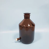 brown laboratory aspirator bottle 2500ml5000ml10000ml20000mlboro 3 3 glasswith rubber plug faucet distilled water bottle