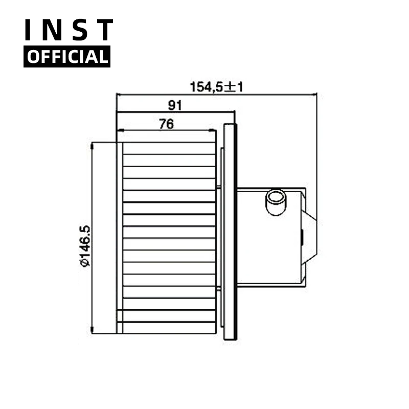 

Air Conditioning Fan AC A/C Blower Motor FOR INOKM TRUCK AD3 24V