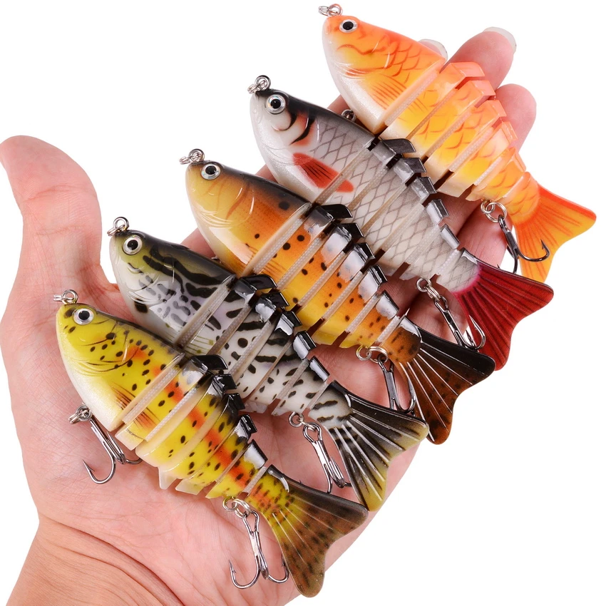 5pcs Sinking Wobbler Set Crankbaits Fishing Kit Artificial Bait Hard Lure Swimbait Pike Wobblers For Bass Tackle | Спорт и