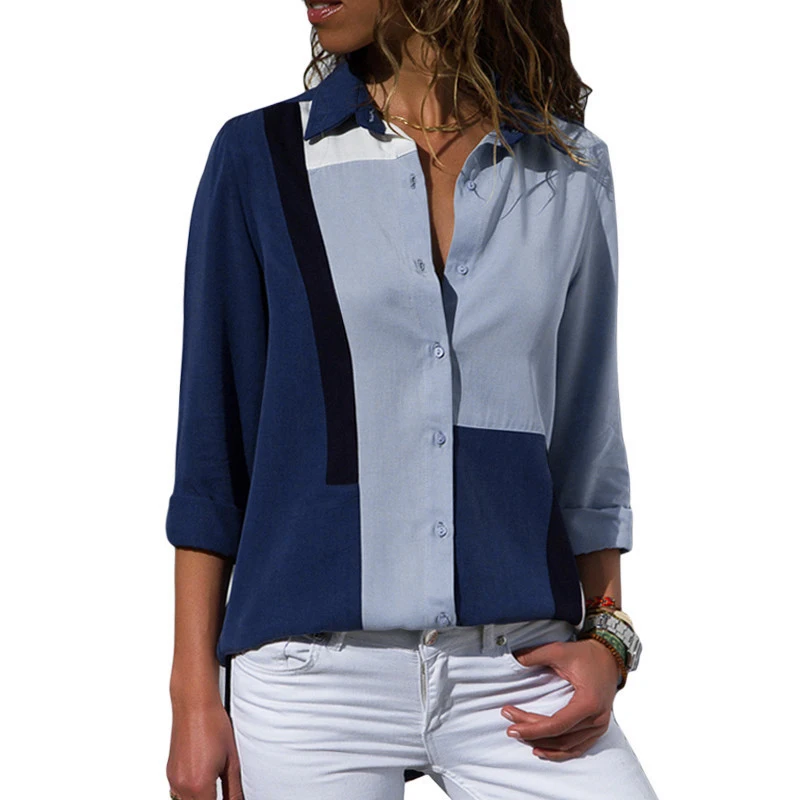 

Pop 1 Pcs Women Lady Shirt Blouse Long Sleeve Front Buttons Fashion Casual Clothing Pop 88