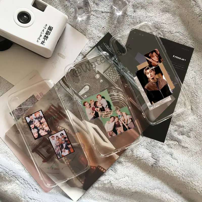 

Kpop ATEEZ Phone Case For IPhone 13 Mini 12 11 Pro Max Xs X Xr 7 8 Plus Se 2020 Transparent Cover