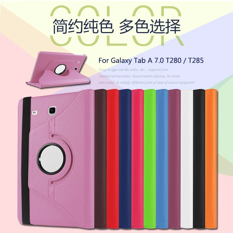 Чехол для Samsung Galaxy Tab A6 7 0 T280 T285 T280N чехол с откидной крышкой кожаный планшета