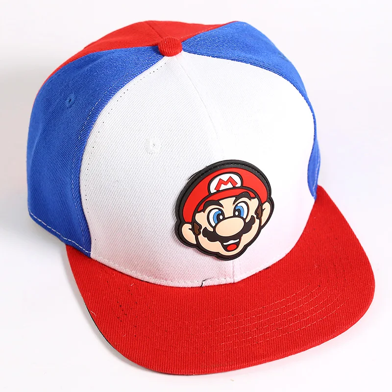 Супер Марио Bros cap s мультфильм хлопок Повседневная Фирменная Кепка с плоским козырьком шляпа для мужчин женщин бейсбольная бейсболка с колпаком шапки