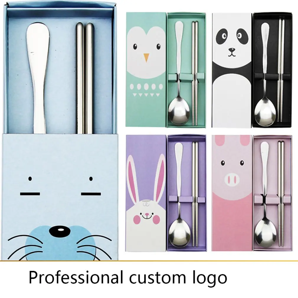 2 шт./компл. практичный дизайн Нержавеющая сталь для детей и взрослых ложка