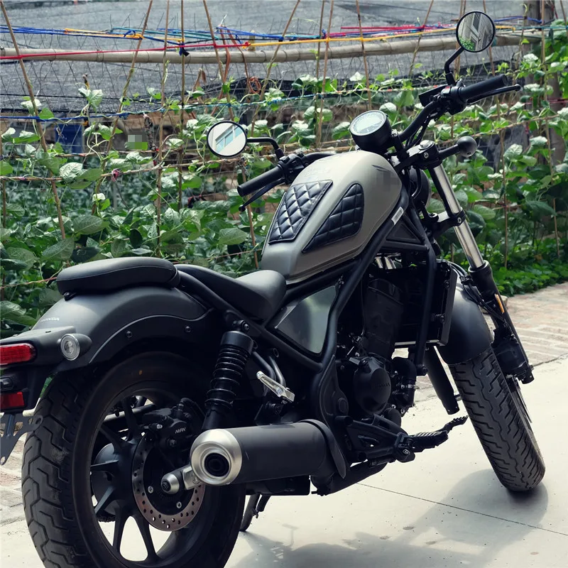 Кожаные Мотоциклетные наклейки на топливный бак для Kawasaki Honda Suzuki Benelli Vespa Yamaha Harley