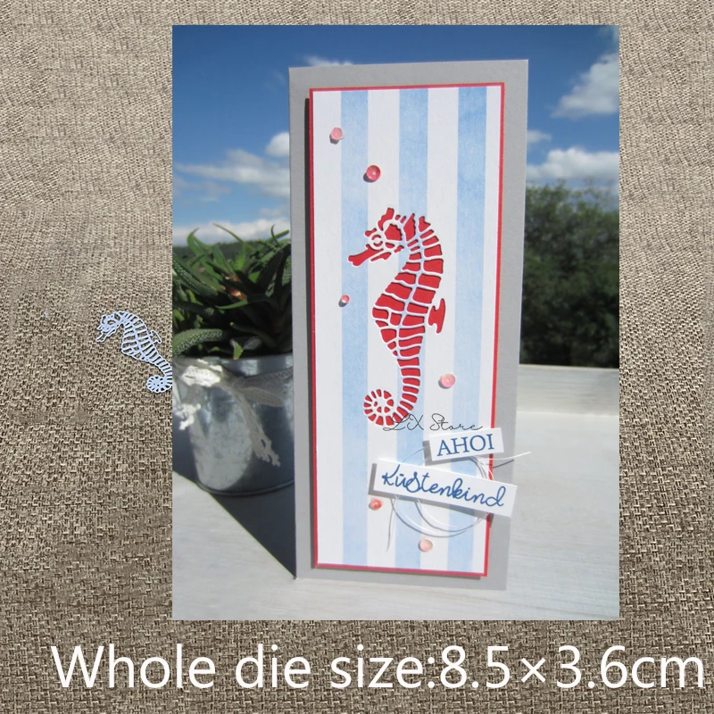 XLDesign ремесло металла высечки штампы гиппокамп украшения скрапбук альбом бумага