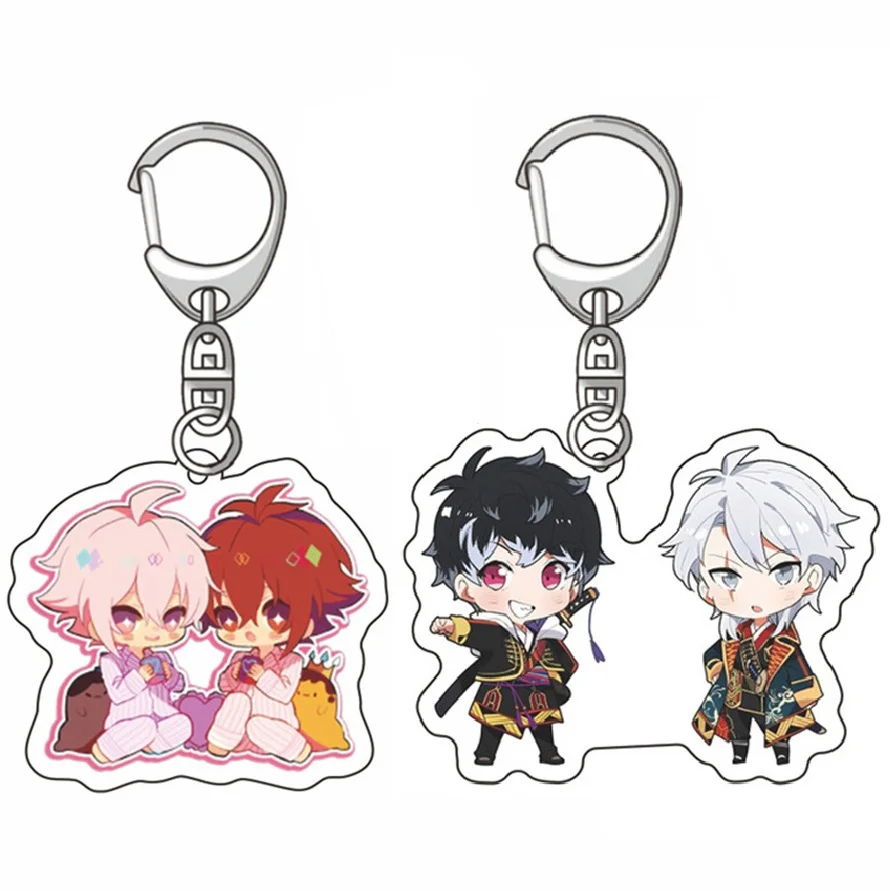 Новое поступление, брелок для ключей с японским аниме IDOLISH7, мультяшная фигурка наклейма Изуми Иори, брелок для автомобиля, декоративный брелок для ключей Новое поступление, брелок для ключей с японским аниме IDOLISH7, мультяшная фигурка наклейма Изуми Иори, брелок для автомобиля, декоративный брелок для ключей