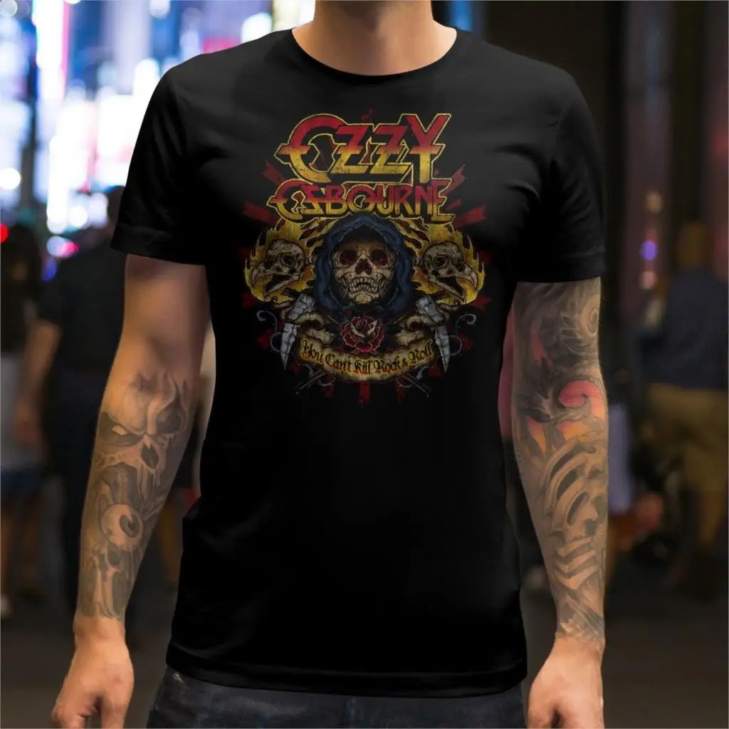 

Ozzy Osbourne Unisex T Shirt Men Brand Clothihng Top Quality Fashion Mens T Shirt 100%Cotton 100% Cotton Short Sleeve O Neck