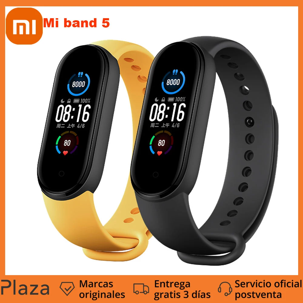 Смарт браслет Xiaomi Mi Band 5 с цветным дисплеем AMOLED|Смарт-браслеты| |