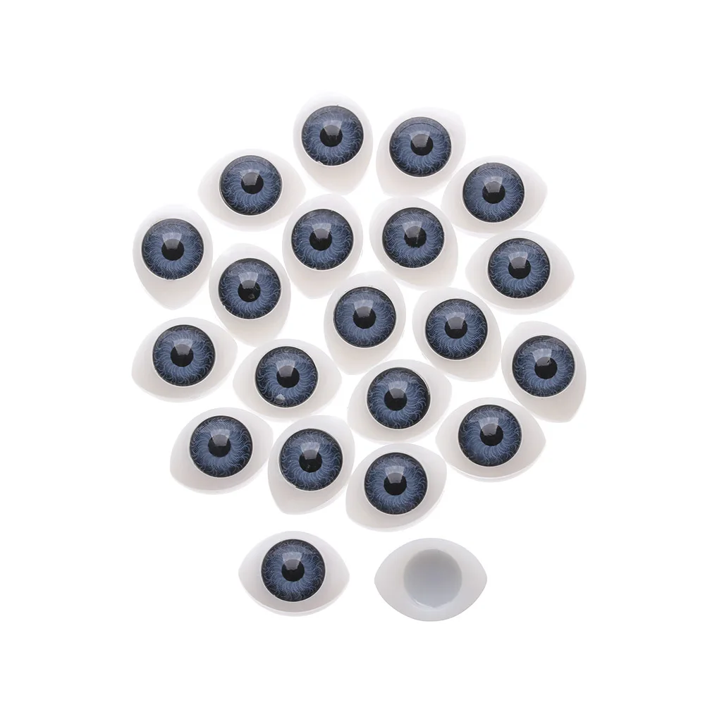 10x13mm-3 20 шт. забавные пластиковые защитные глаза куклы для Животных Игрушечный щенок делая глаза динозавра куклы игрушки DIY ремесло аксессуары - Цвет: 10x13mm-3